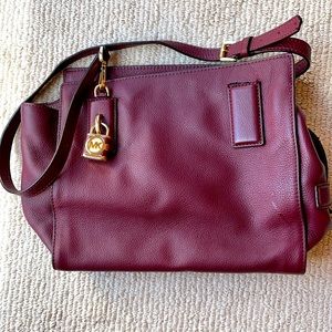Michael Kors pebbled leather crossbody bag